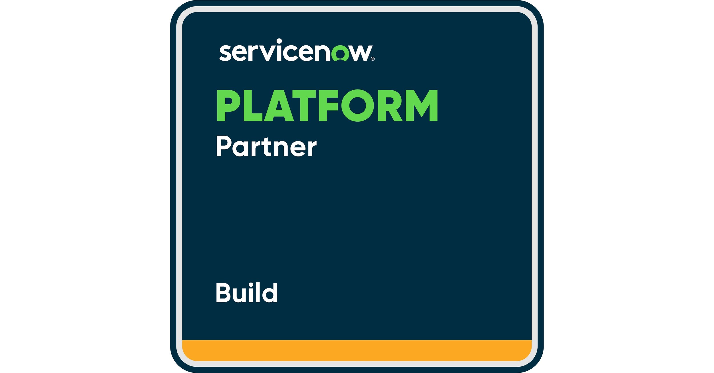 ServiceNow Platform Partner Build badge